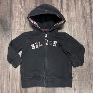 Tommy Hilifiger Logo Blue Hoodie